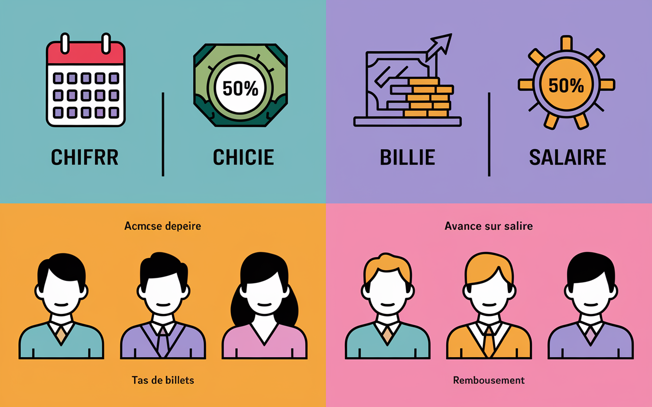 comparatif acompte sur salaire avance