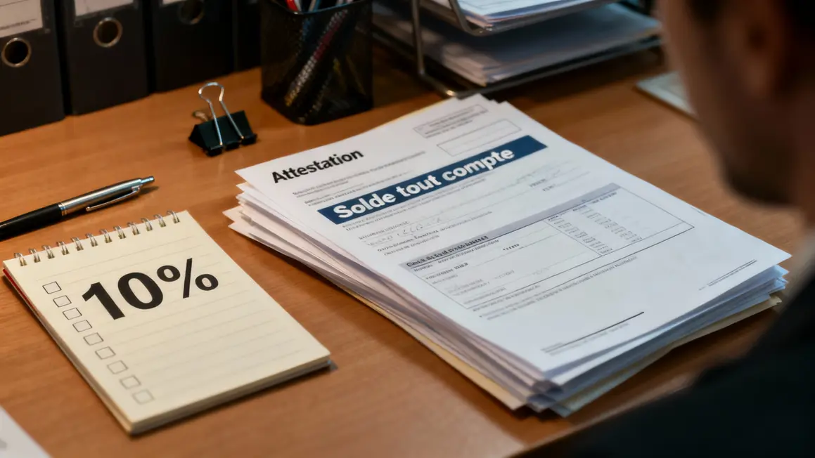 prime precarite documents fin CDD checklist