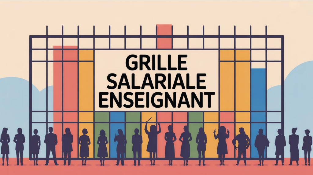 silhouette grille salaire enseignant