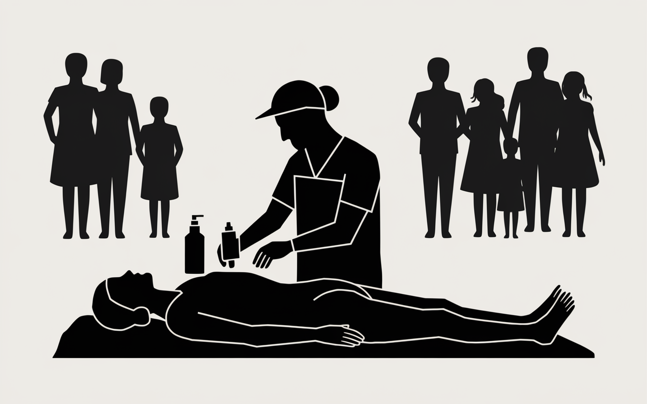 salaire thanatopracteur soin funeraire stylise