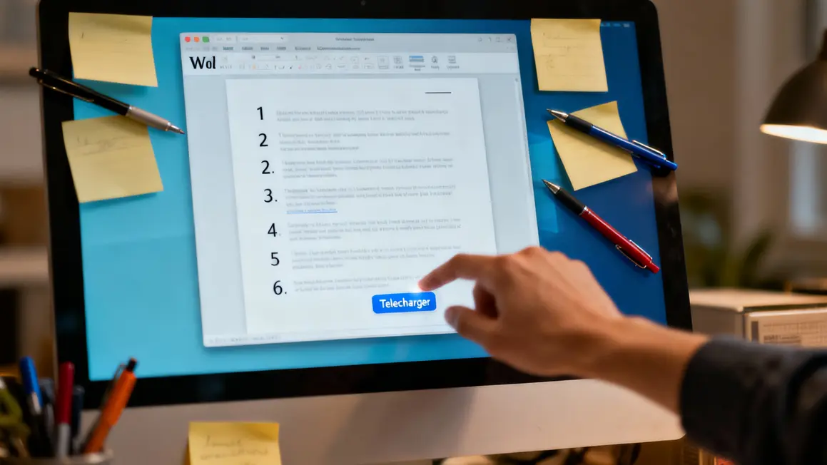 telechargement rapport d etonnement word ecran ordinateur