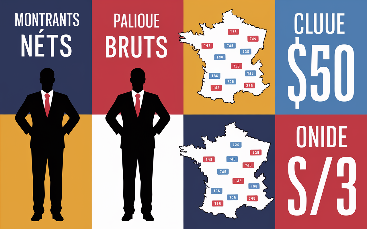 Tableau podologue salaire ecarts France