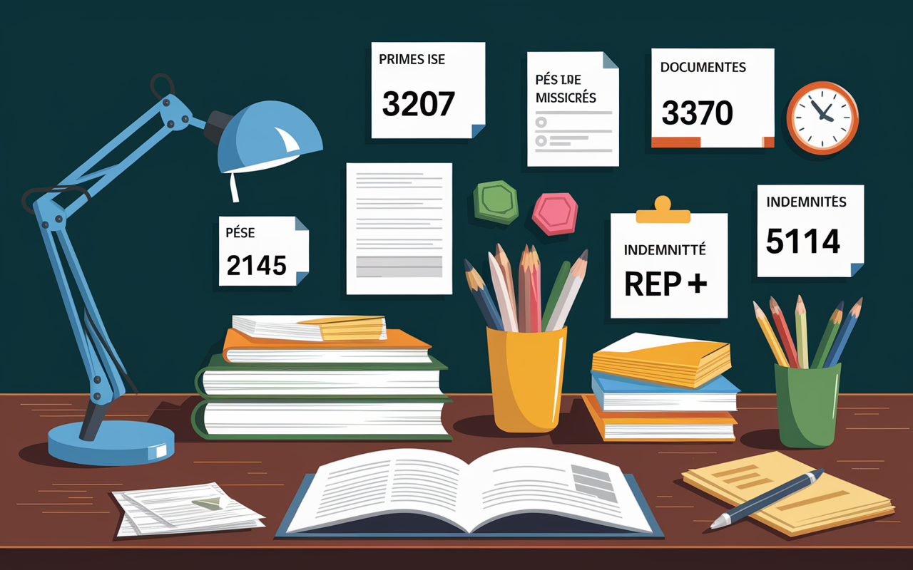 professeur agrégé salaire primes cumulables fiches paie