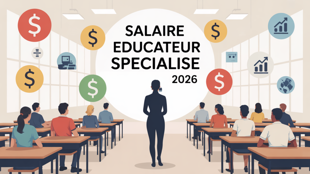 salaire d educateur specialise silhouette et symboles