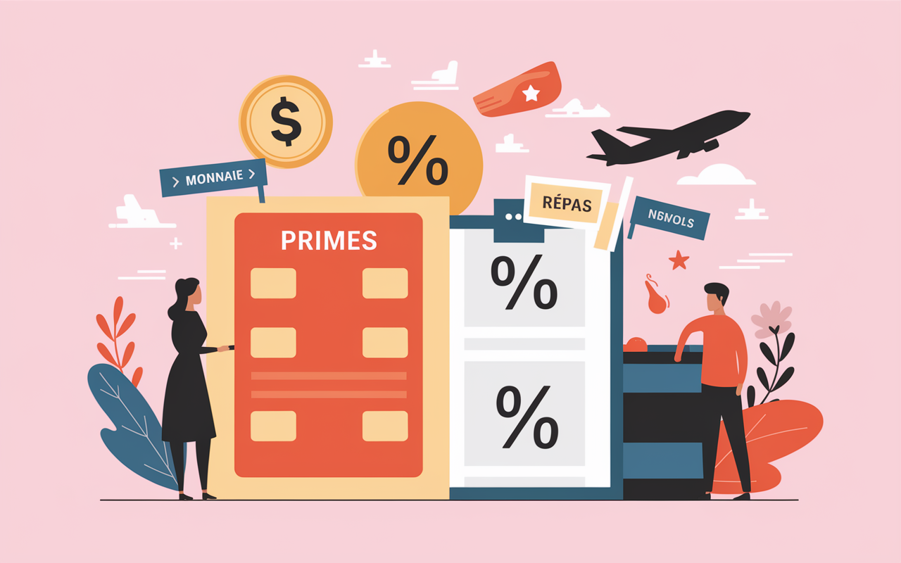 illustration remuneration salaire hotesse de l'air 2026