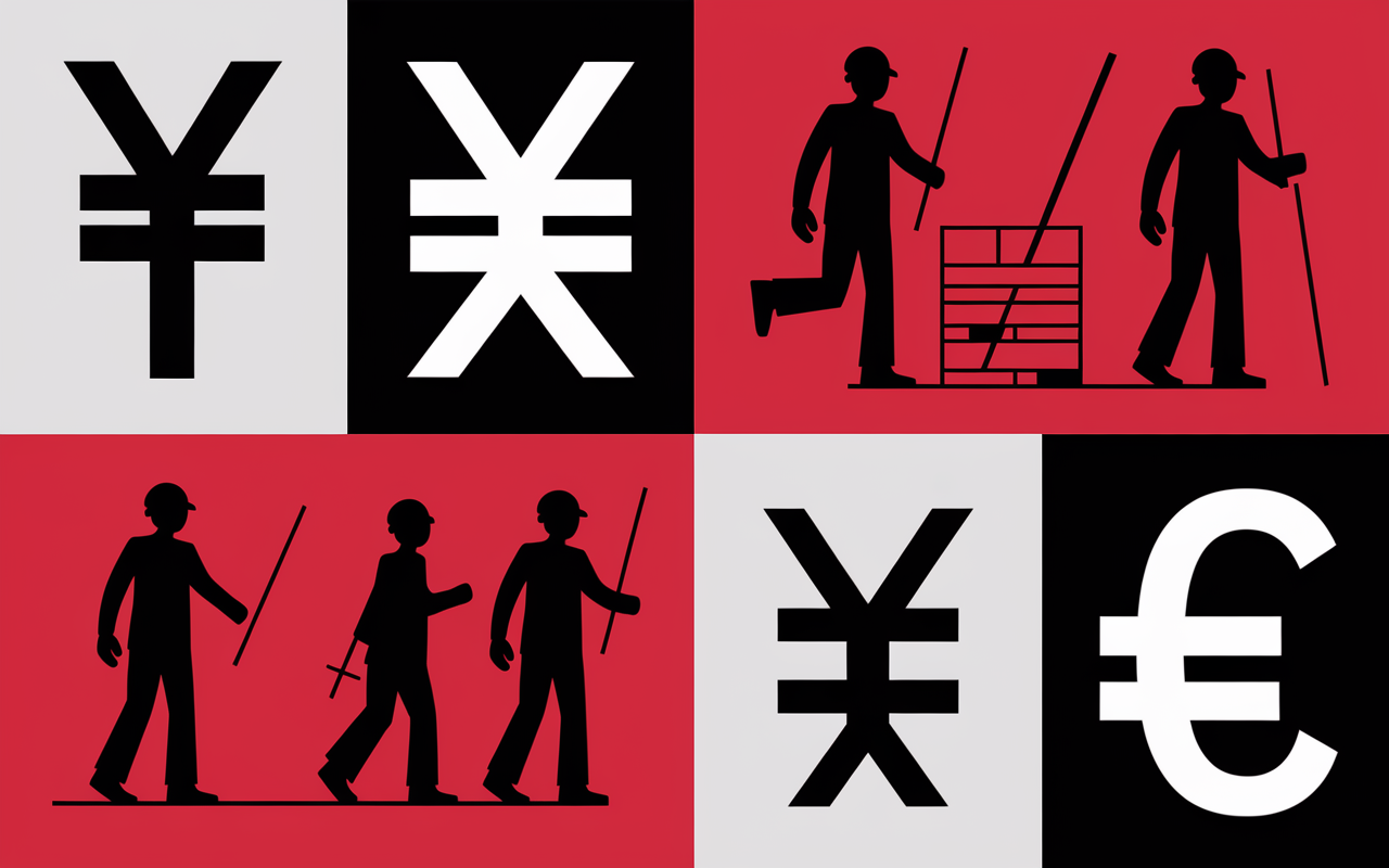 tableau chiffres salaire moyen japon yen euro