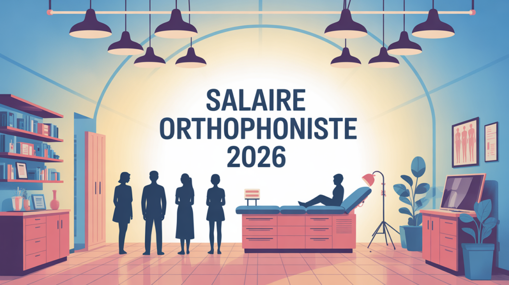 salaire orthophoniste illustration cabinet 2026