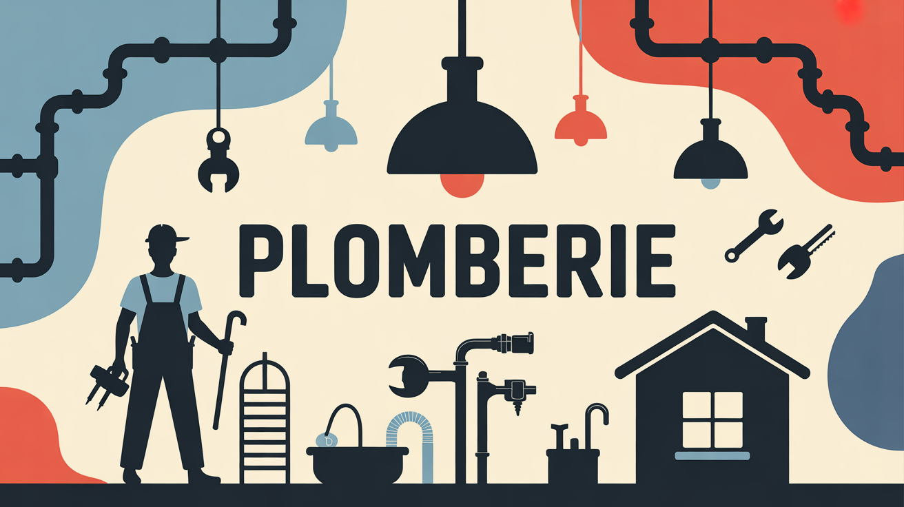 salaire plombier plan chantier silhouette