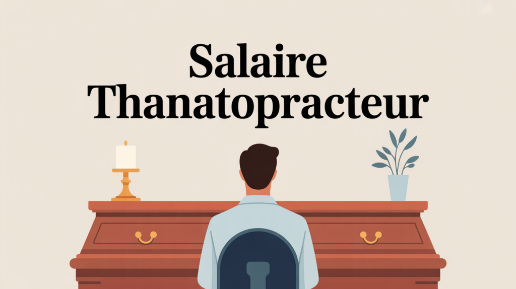 salaire thanatopracteur, thanatopracteur de dos en blouse