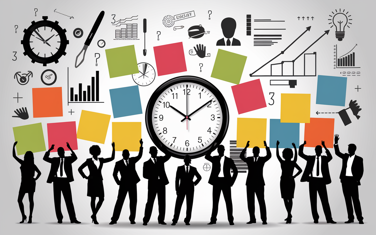 Tableau blanc digital outils collaboratif équipe brainstorm