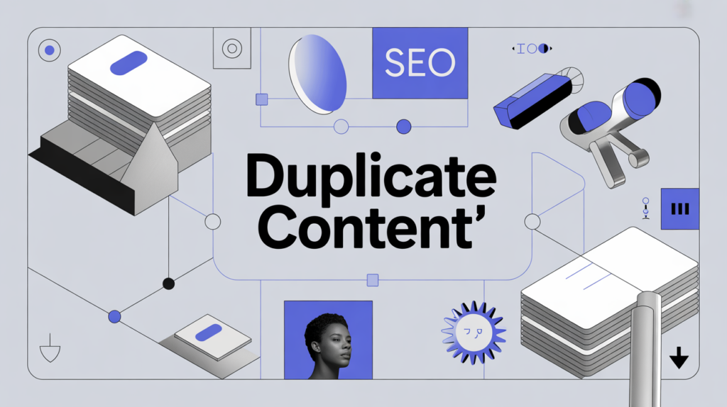 Tableau sur duplicate content connexion SEO