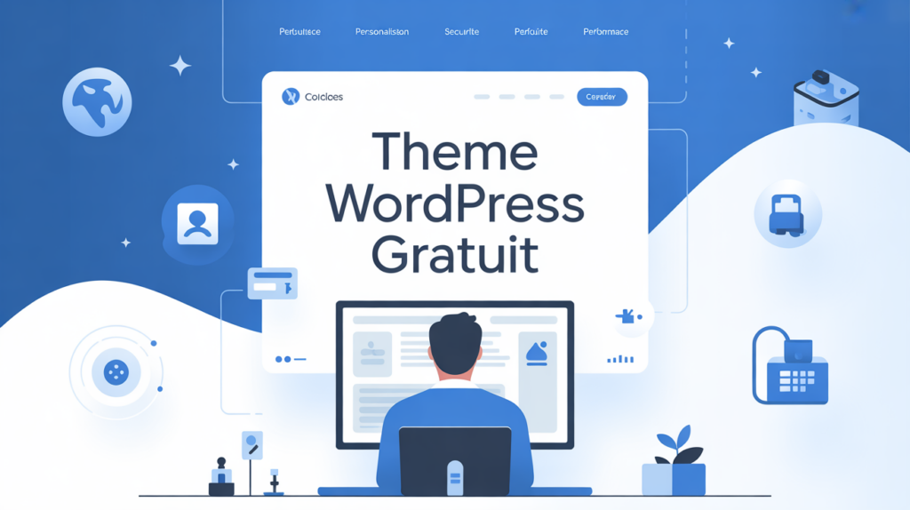 interface wordpress theme gratuit avec personnalisation