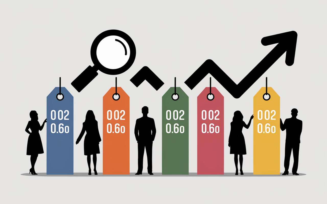 Tableau fourchettes prix tarif rédacteur web