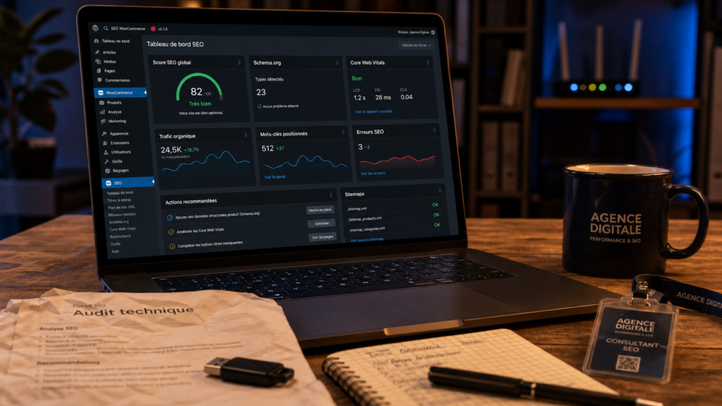 Agence seo woocommerce : audit technique et Core Web Vitals