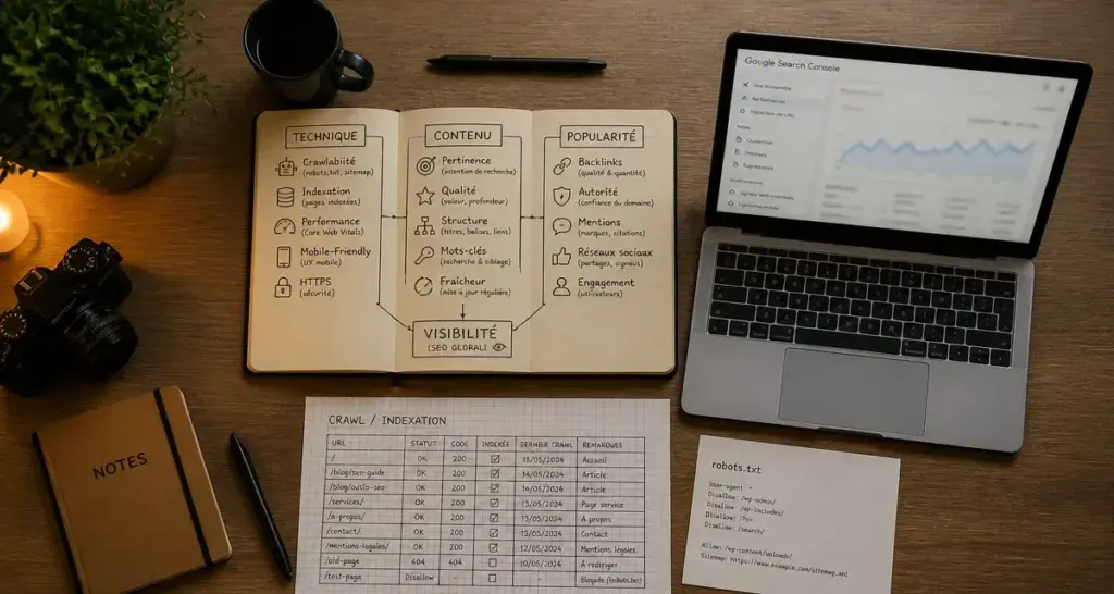 Apprendre SEO : 3 piliers techniques pour générer du trafic durable