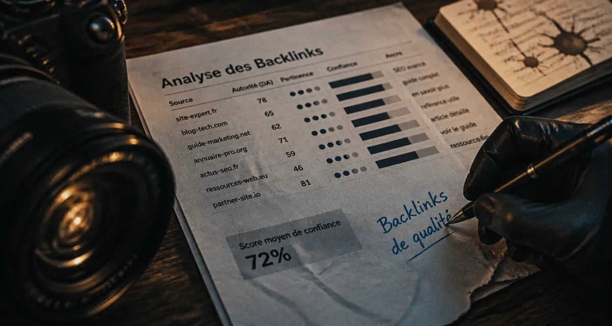 Backlinks de qualité : critères techniques SEO