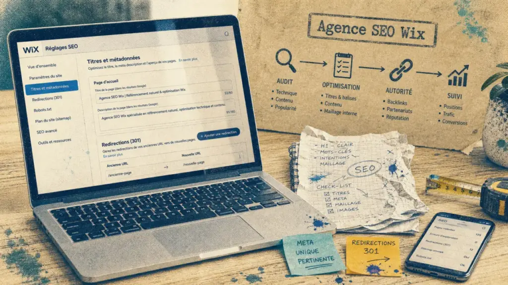 Agence SEO Wix : audit SEO Wix, mots-clés, optimisation