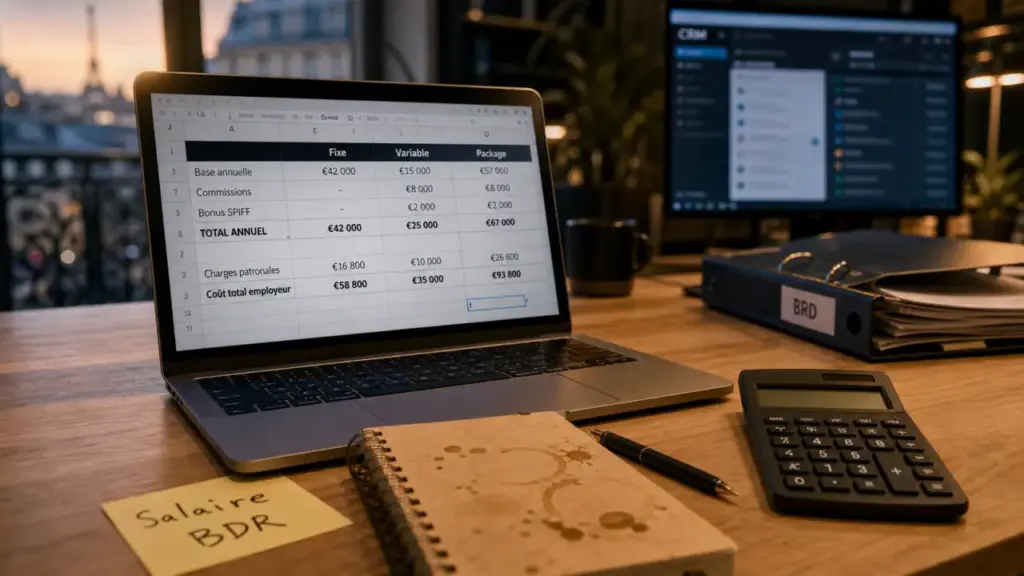 Business development representative salaire BDR : 26K à 36K fixe + variable