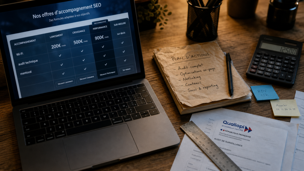 Formation seo prix : critères de coût et options de financement