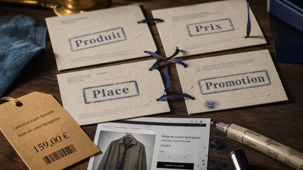 Les 4 p en marketing : produit, prix, place, promotion, cohérence
