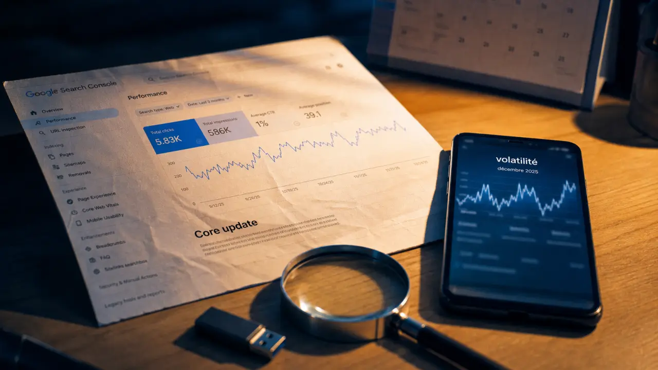 Mise à jour système google décembre 2025 : core update SEO et correctif Pixel