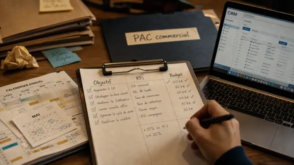 Plan d action commerciale : objectifs SMART et KPI