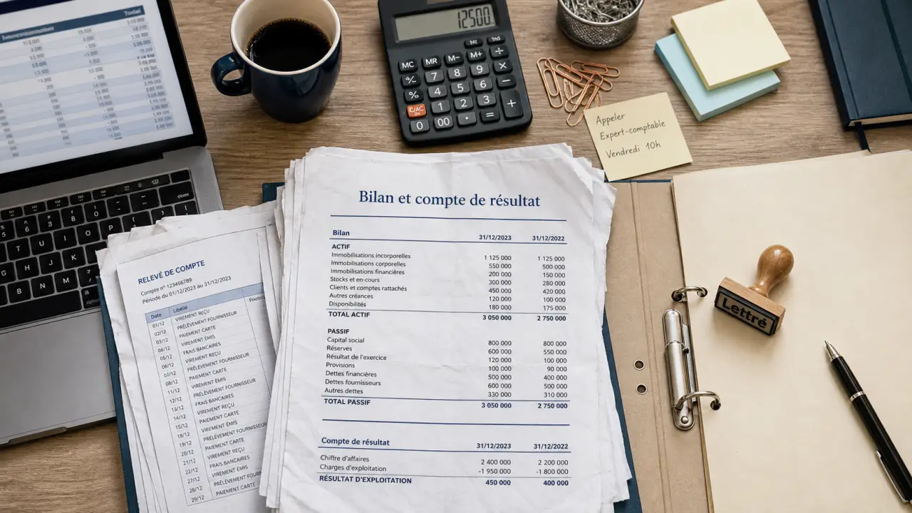Comptable fiche métier : factures, bilan et compte de résultat