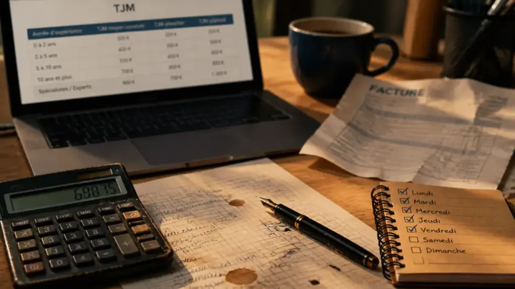freelance tjm : calcul jours facturables et charges
