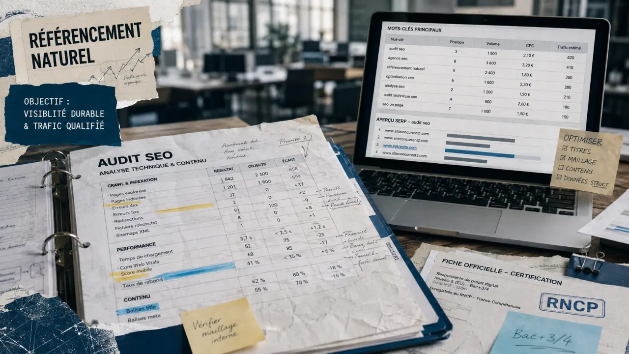 Meilleur formation SEO : prix CPF audit SEO et signaux à vérifier